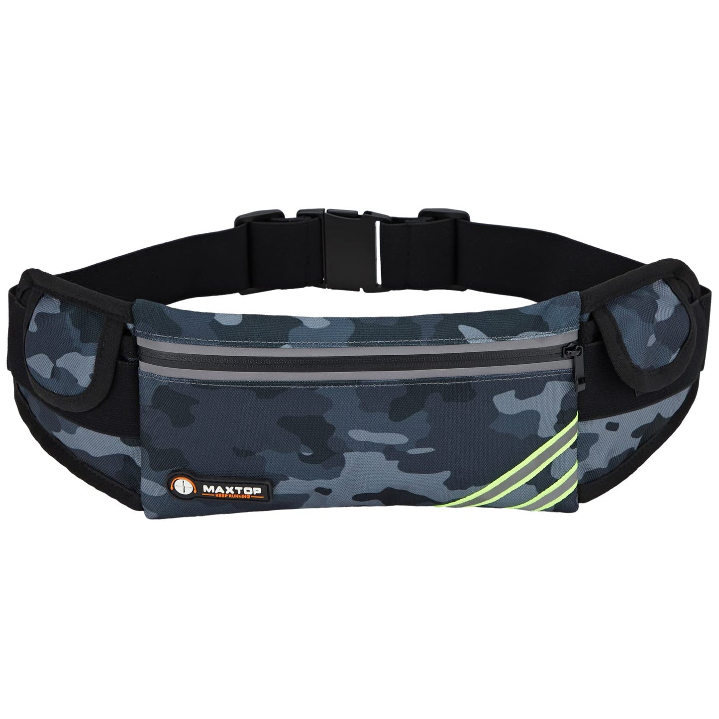Running Belt Fanny Pack for Women,Jogging Phone Holder Men,Water Resistant Workout Waist Pack Bag,Reflective Belt Bag for Fitness, Exercise, Hiking,Travel,Running Gifts for Father BoyFriends