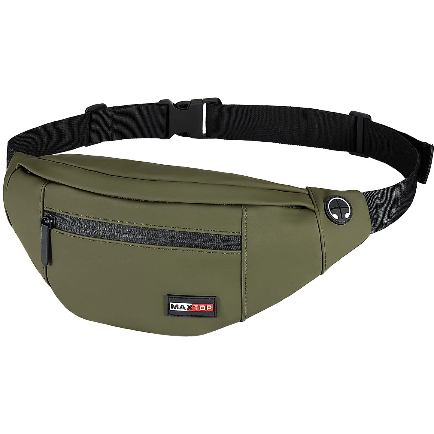 MAXTOP Large Crossbody Fanny Pack with 4-Zipper Pockets£¬Gifts for Enjoy Sports Festival Workout Traveling Running Casual Hands-Free Wallets Waist Pack Phone Sling Bag Carrying All Phones