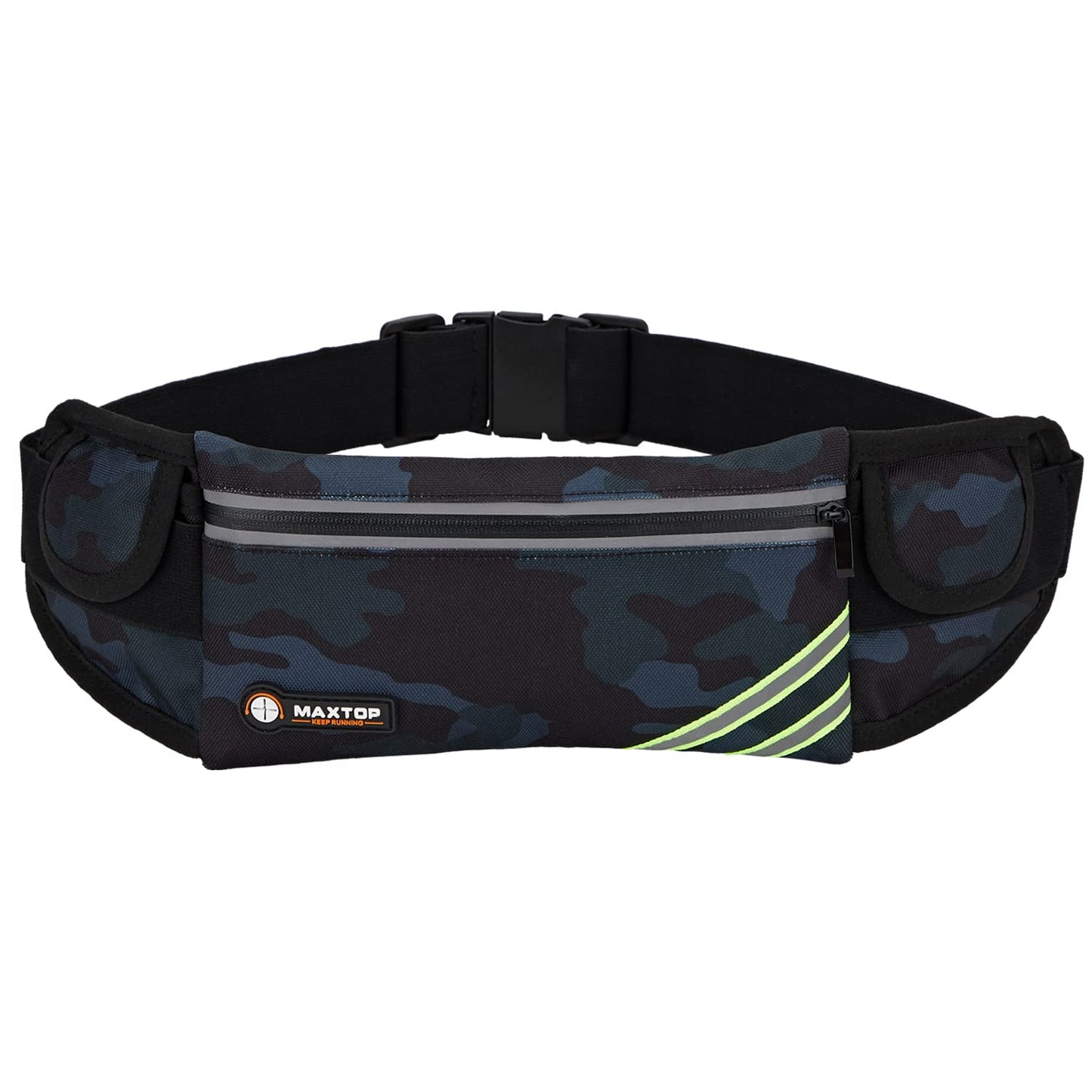 Running Belt Fanny Pack for Women,Jogging Phone Holder Men,Water Resistant Workout Waist Pack Bag,Reflective Belt Bag for Fitness, Exercise, Hiking,Travel,Running Gifts for Father BoyFriends