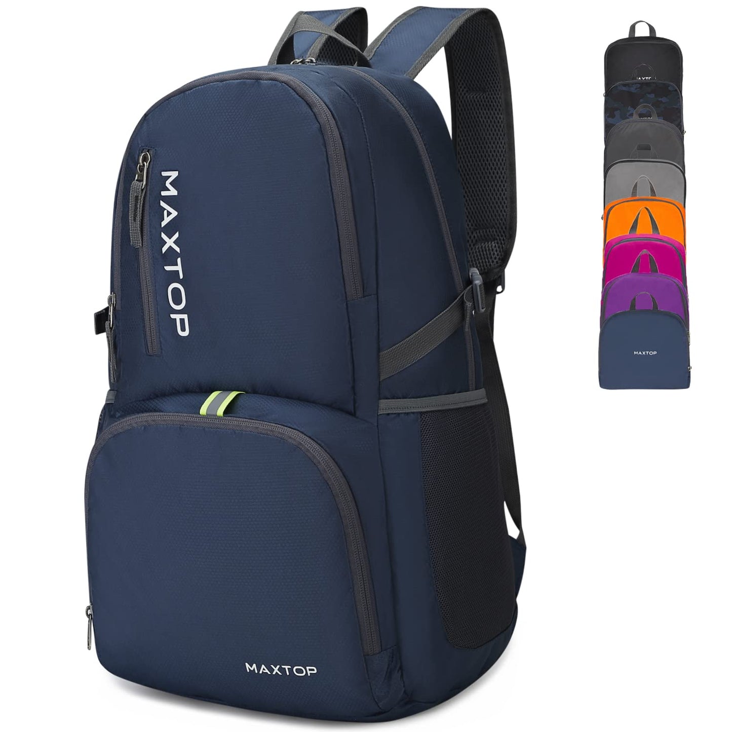 MAXTOP 30/40L Lightweight Packable Backpack for Hiking Traveling Camping Water Resistant Foldable Outdoor Travel Daypack