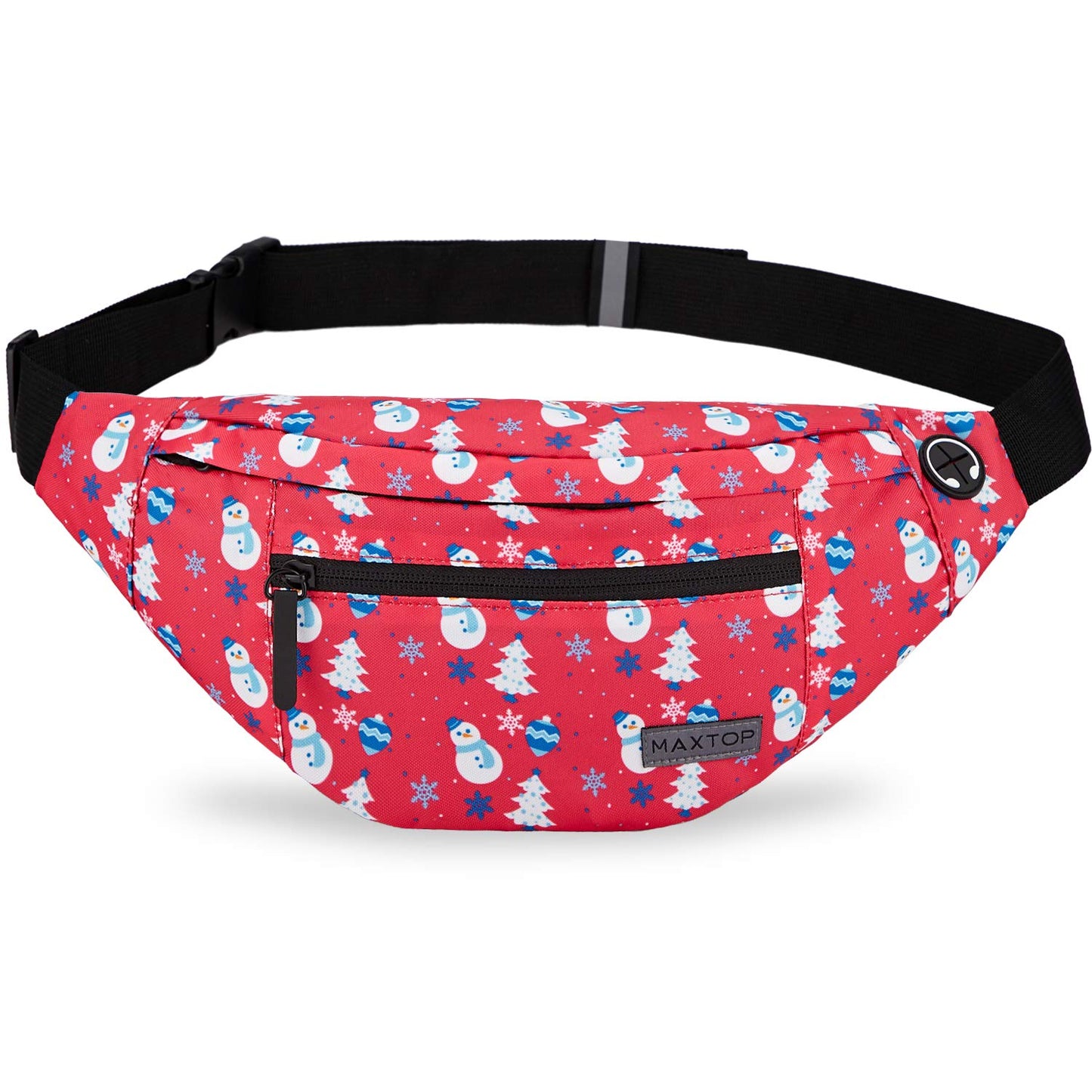 MAXTOP Large Crossbody Fanny Pack with 4-Zipper Pockets£¬Gifts for Enjoy Sports Festival Workout Traveling Running Casual Hands-Free Wallets Waist Pack Phone Sling Bag Carrying All Phones