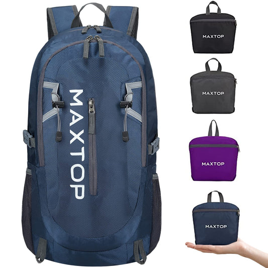 MAXTOP Hiking Backpack 40/50L Lightweight Packable for Traveling Camping Water Resistant Foldable Outdoor Travel Daypack