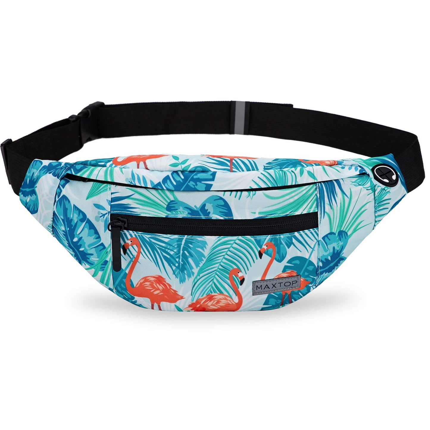 MAXTOP Large Crossbody Fanny Pack with 4-Zipper Pockets£¬Gifts for Enjoy Sports Festival Workout Traveling Running Casual Hands-Free Wallets Waist Pack Phone Sling Bag Carrying All Phones