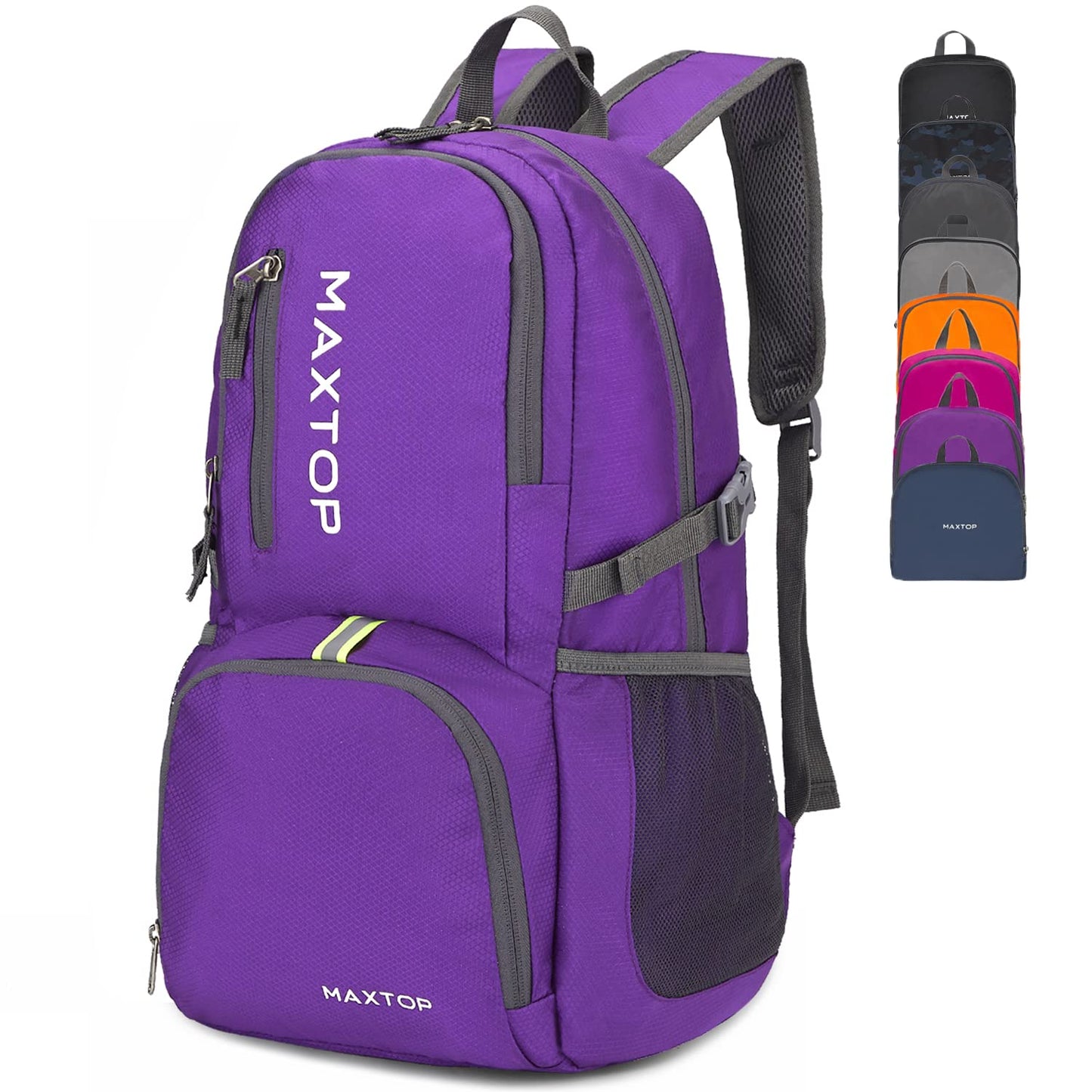 MAXTOP 30/40L Lightweight Packable Backpack for Hiking Traveling Camping Water Resistant Foldable Outdoor Travel Daypack
