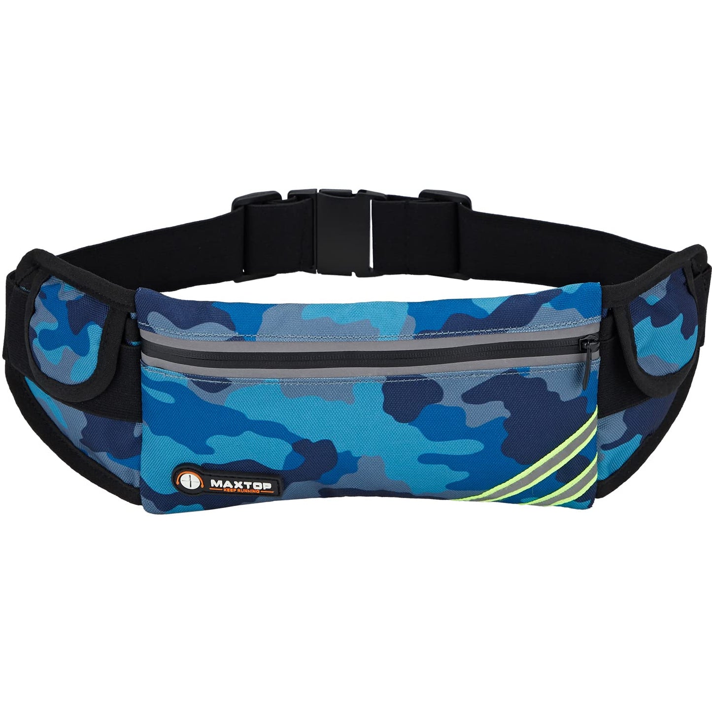 Running Belt Fanny Pack for Women,Jogging Phone Holder Men,Water Resistant Workout Waist Pack Bag,Reflective Belt Bag for Fitness, Exercise, Hiking,Travel,Running Gifts for Father BoyFriends