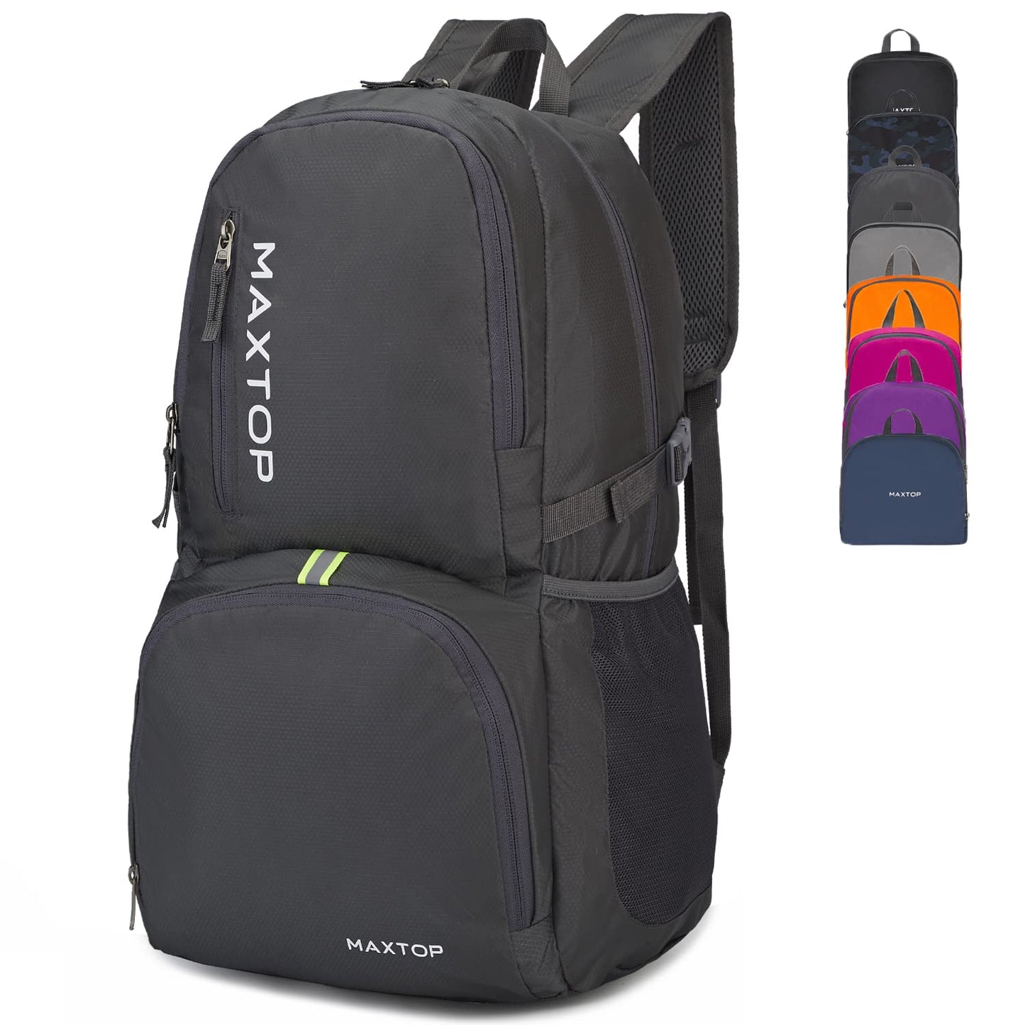 MAXTOP 30/40L Lightweight Packable Backpack for Hiking Traveling Camping Water Resistant Foldable Outdoor Travel Daypack