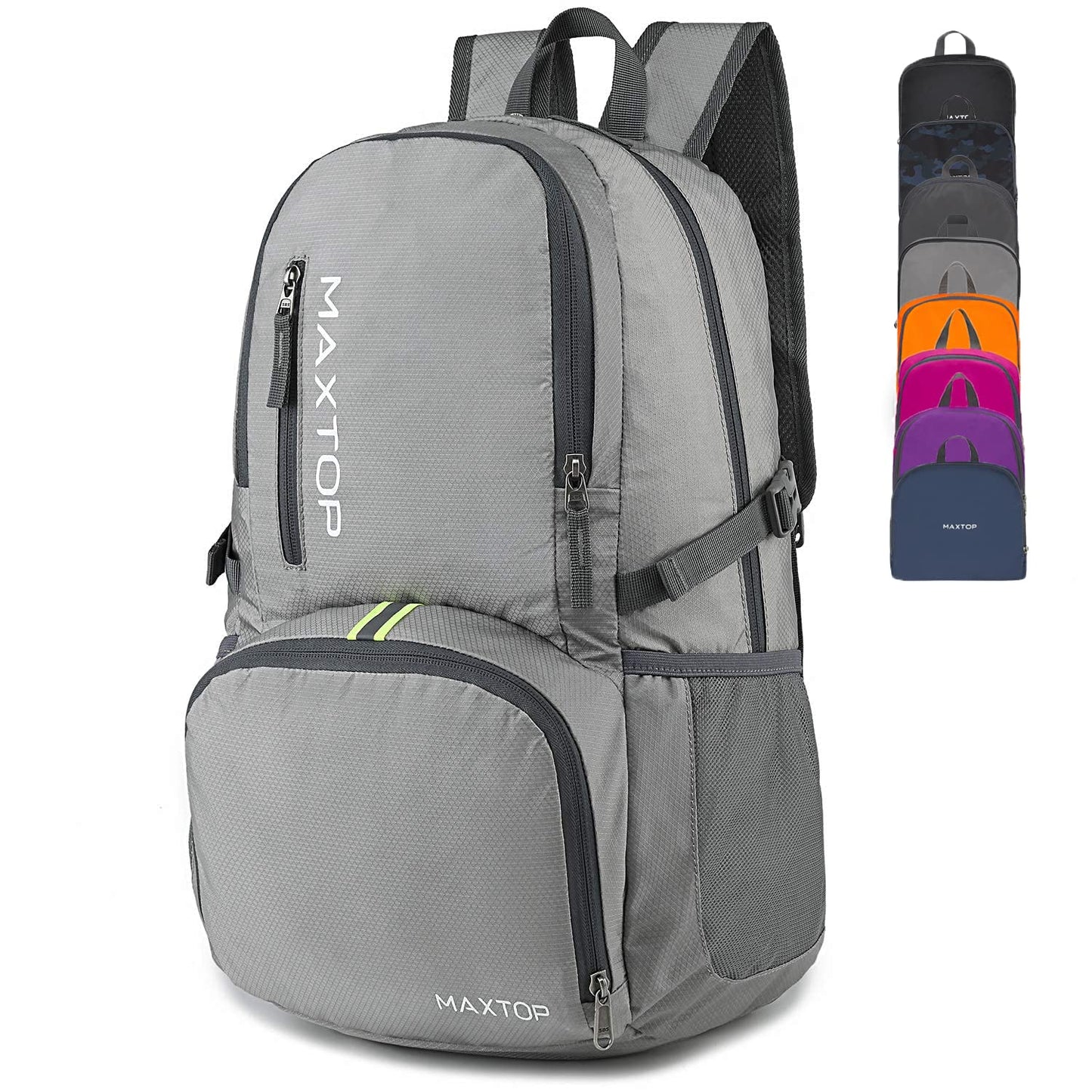 MAXTOP 30/40L Lightweight Packable Backpack for Hiking Traveling Camping Water Resistant Foldable Outdoor Travel Daypack
