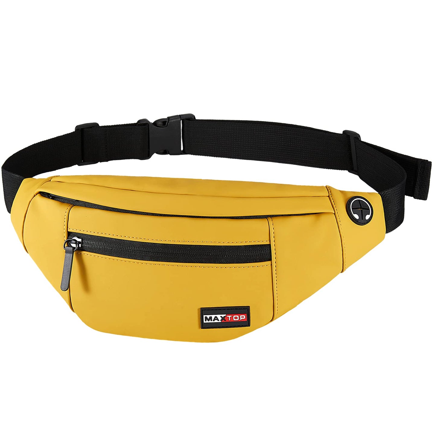 MAXTOP Large Crossbody Fanny Pack with 4-Zipper Pockets£¬Gifts for Enjoy Sports Festival Workout Traveling Running Casual Hands-Free Wallets Waist Pack Phone Sling Bag Carrying All Phones